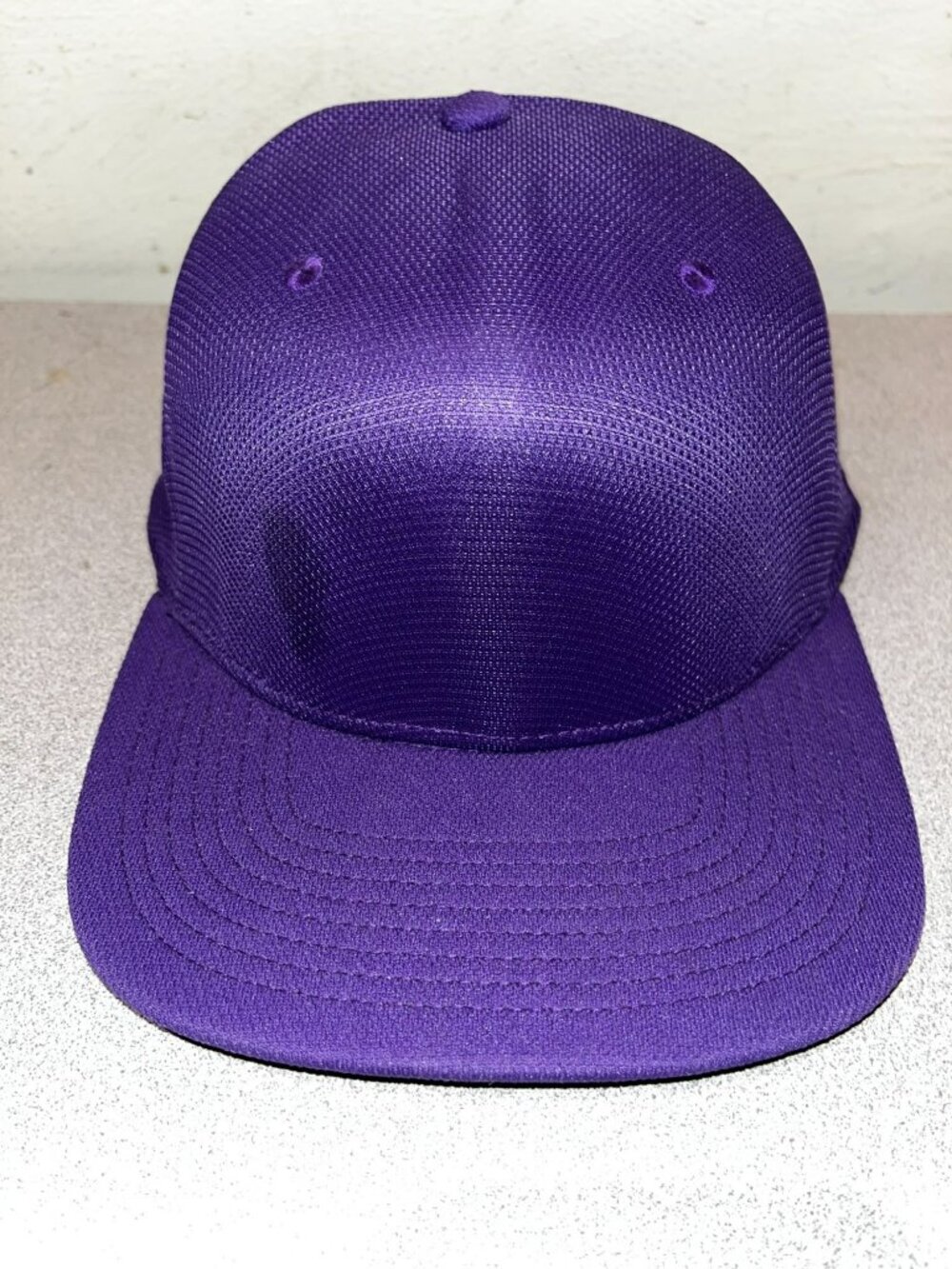 Pacific HeadWear Model OTX 60 Blank Purple Hat Flex-Fit Men's Size Large